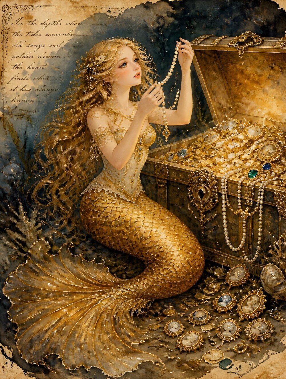 Beautiful Mermaid Print